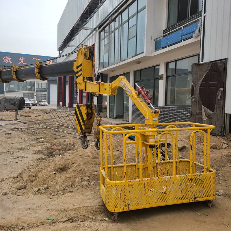 定做徐工25吨吊车吊篮免拆支架吊车顶框自动调平吊车吊笼