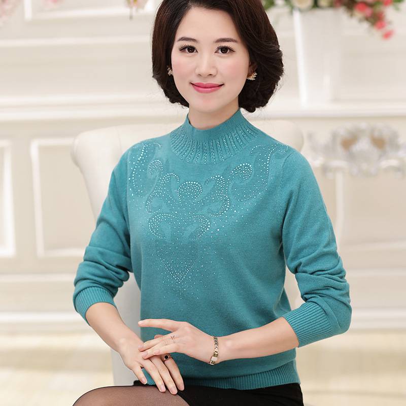 水貂绒毛衣女式针织衫流行热卖网红服装批发秋冬圆领男士针织衫