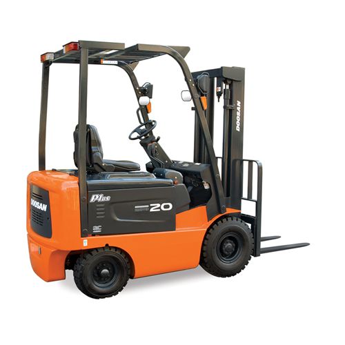 烟台斗山三支点电动叉车15吨18t冷库集装箱座驾式小型叉车销售