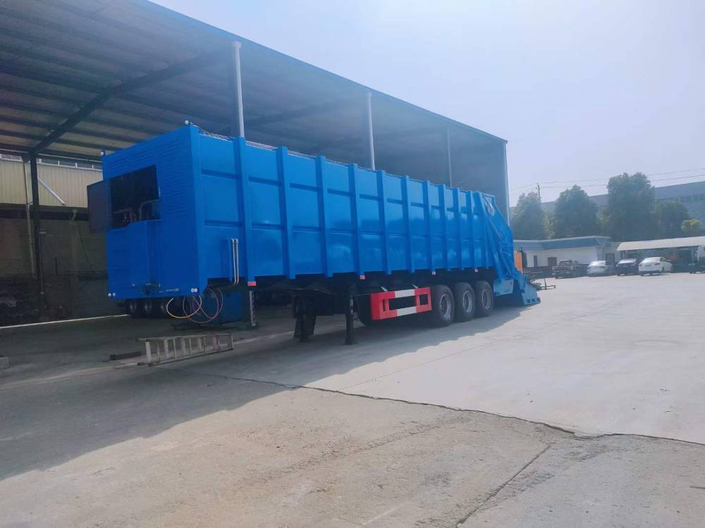 45立方压缩式垃圾半挂车24吨25吨长途运输大型垃圾车
