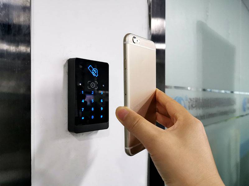 二维码ic卡cpu卡密码识别开门读卡器理应用