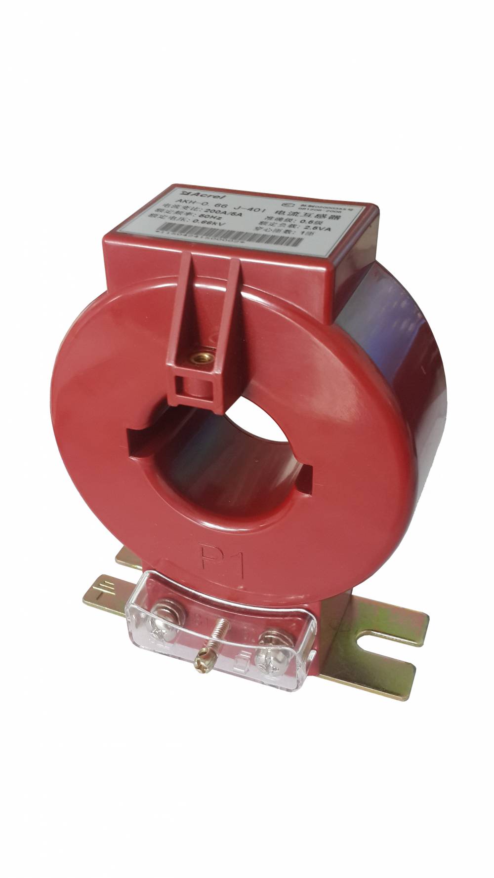 安科瑞 akh-0.66/j-40i-500/5 浇注式 精度0.5级 防窃电电流互感器