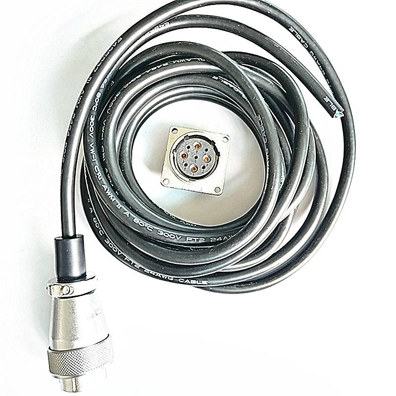 gx12gx16四芯电源航空头转接线公母对接gx20防水航空插头连接线4芯