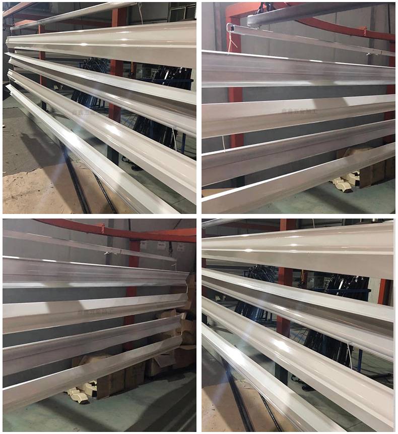 住宅楼用铝合金天沟 成品屋檐排水槽 彩铝雨水槽加工