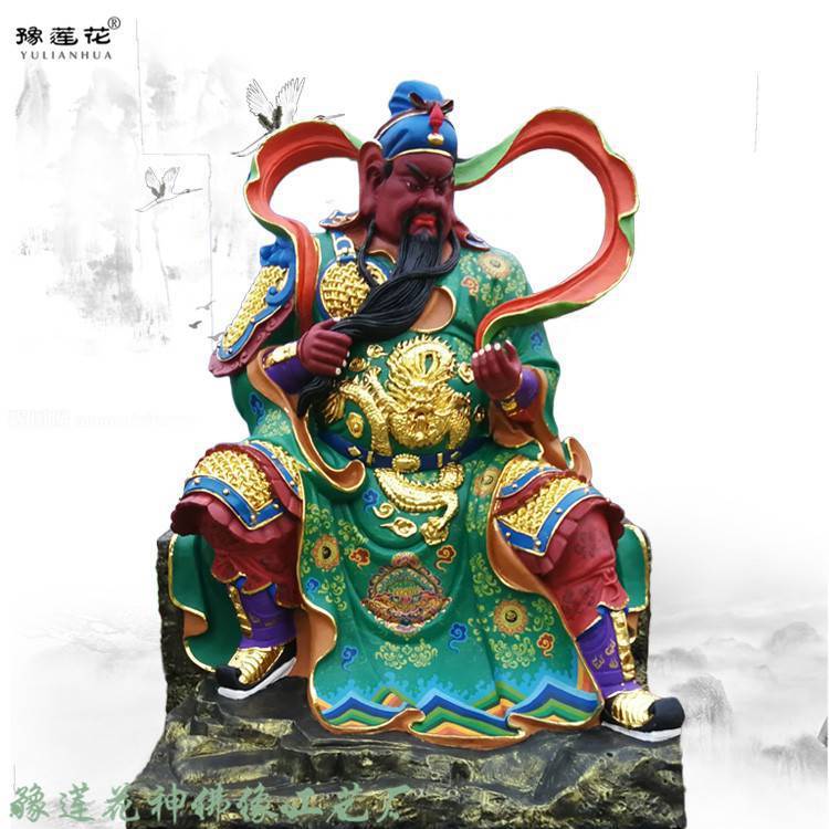 刘备 关羽 张飞雕像 刘备神像 桃园三结义塑像 河南豫莲花佛像厂家