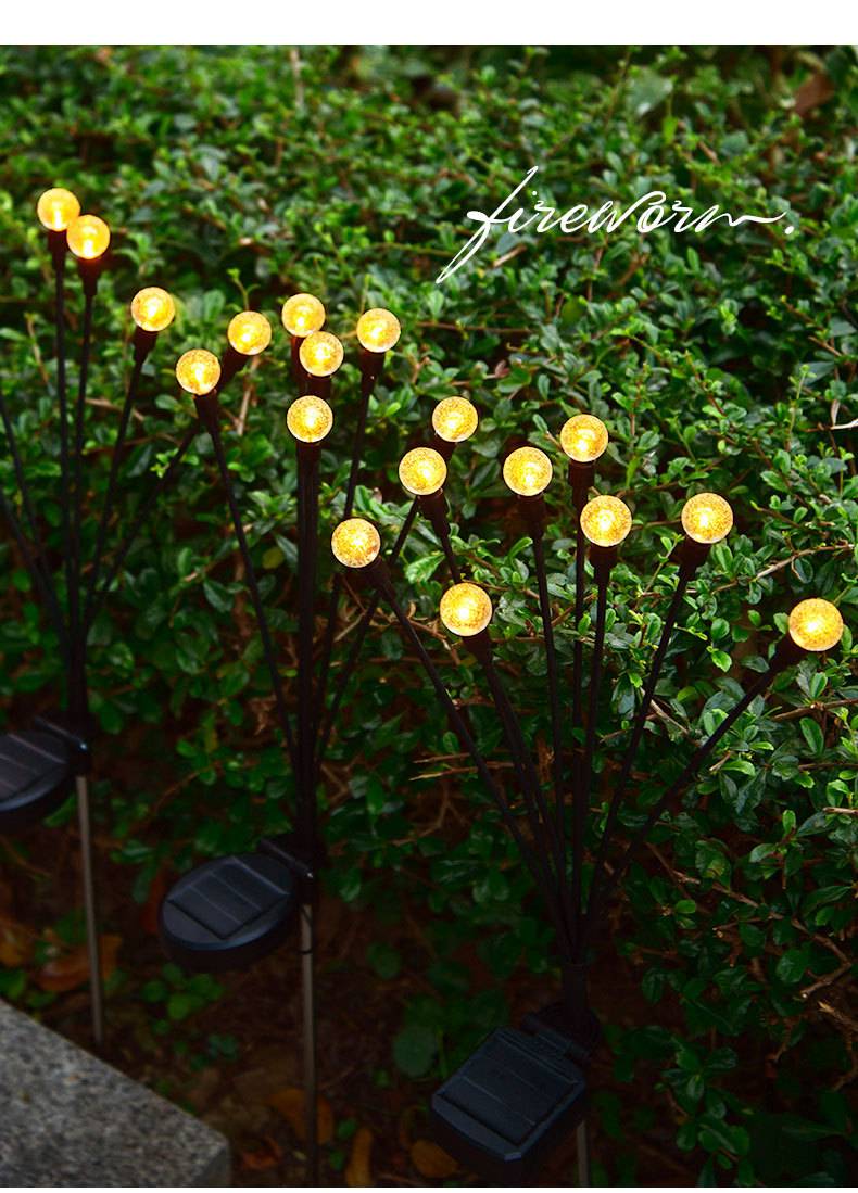 【跨境*** led太阳能气泡萤火虫灯户外庭院别墅装饰草坪景观灯】价格