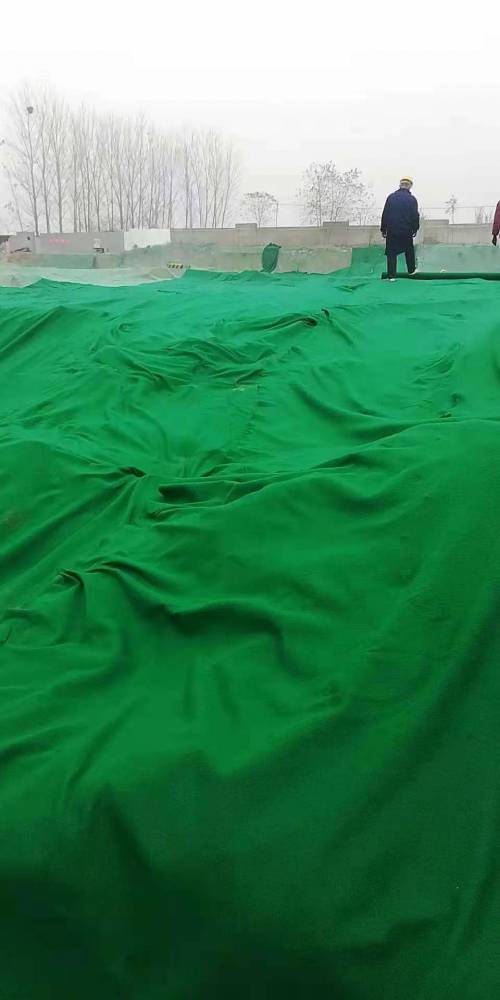 巩义120g绿色土工布6米幅宽绿色土工布盖土布大量