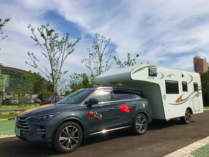 网红背驮式房车背驮式旅居车拖挂式房车