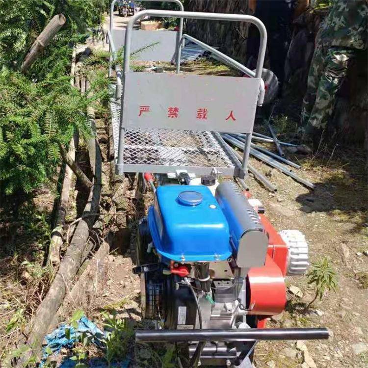 軌道運輸車山地果園運貨車汽油單軌運輸車