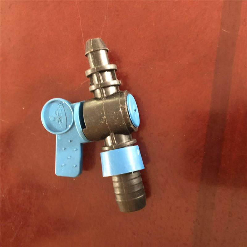 大体阀门滴灌旁通开关软带三通阀滴灌配件厂家