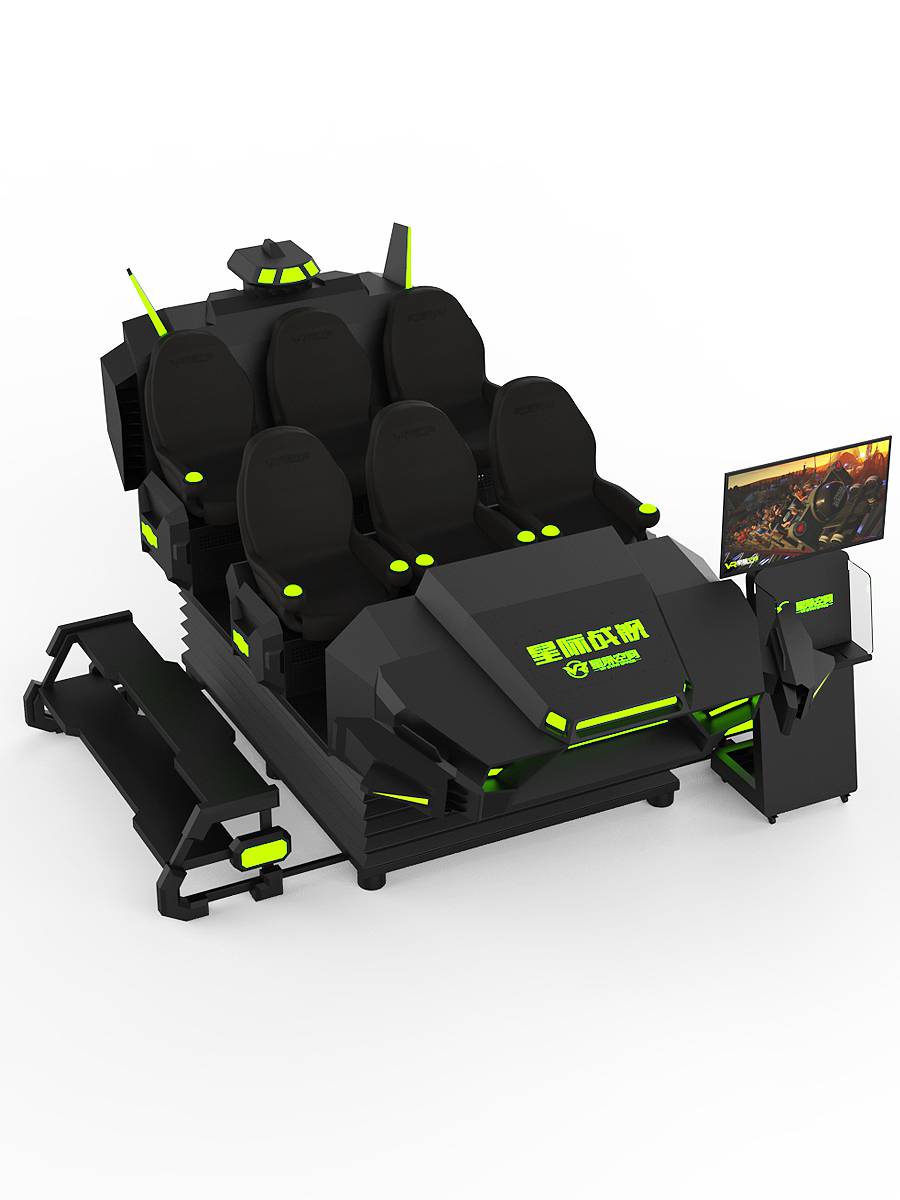 星际空间vr游戏机vr体感设备暗黑战车vr体验馆设备一套vr6人坐图片