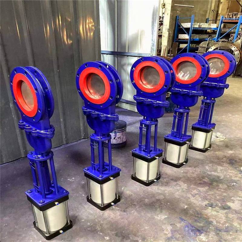 气动暗杆刀型闸阀结构特点