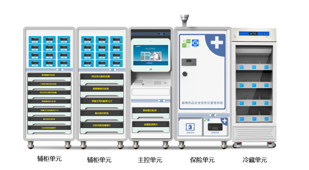 安瑞科NIS-D500麻精药品管理二级库工作站