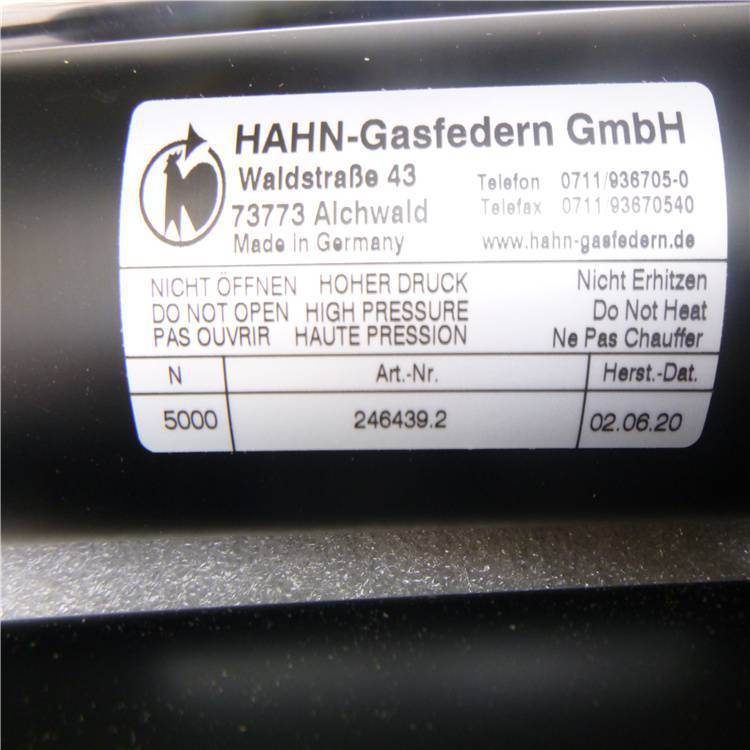 德国Hahn Gasfedern拉伸气弹簧Z 04-15用于汽车全装置使用
