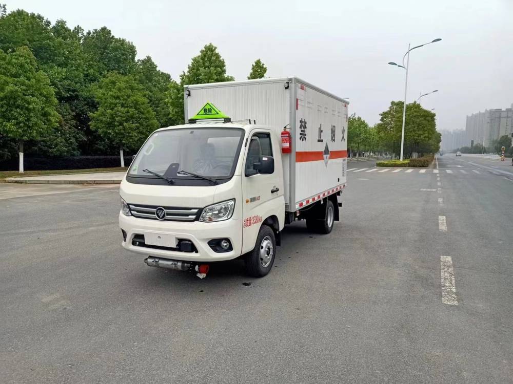 福田时代祥菱m2小型气瓶运输车厢式气体运输车厢式危货车