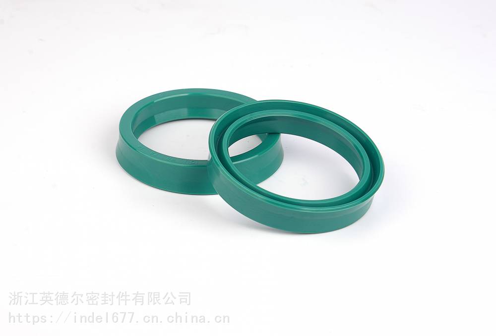 IDU活塞杆密封系列耐磨密封圈液压油封进口料绿色密封件