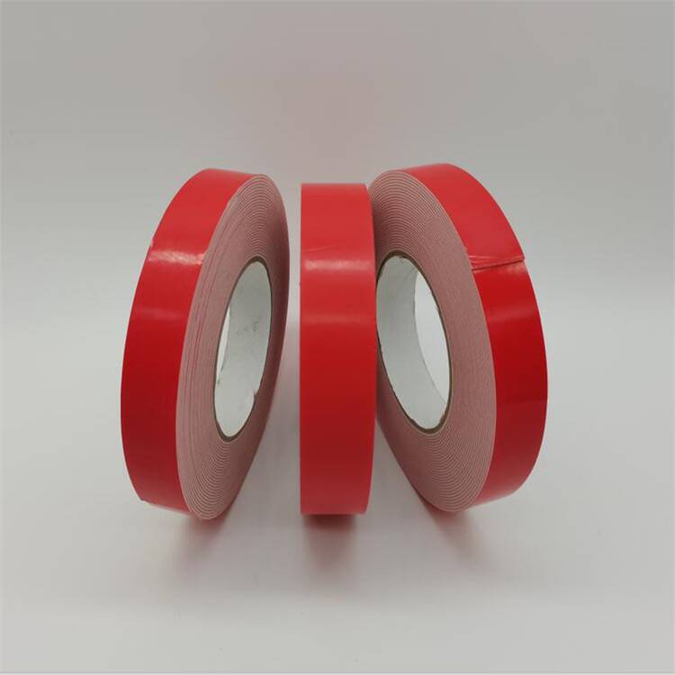 泡棉胶带 减震抗反冲 红膜双面胶铭牌广告牌 强粘加厚耐高温 生产厂家