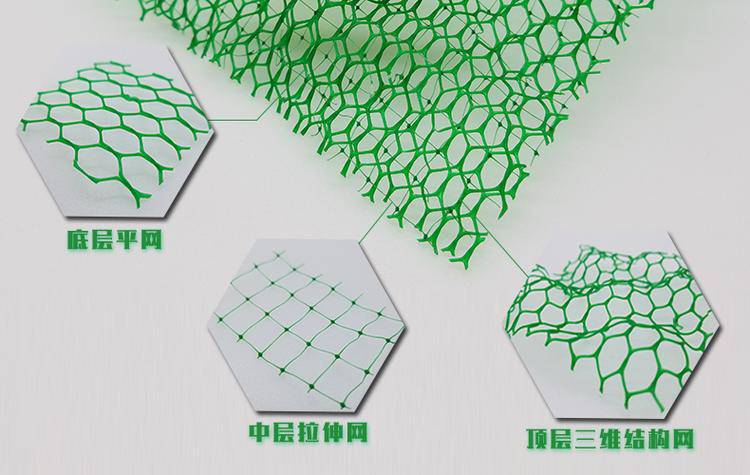 供应三维植被网斜坡护坡绿化园林三维植被网厂家直销莱芜