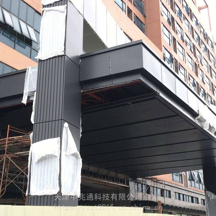 滴水檐披水板挑檐门口披水板天津铝单板厂家供货