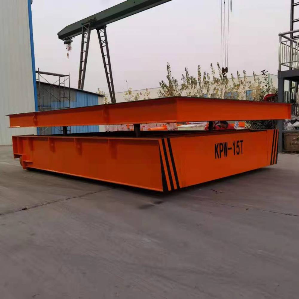 河北唐山厂区电动蓄电池无轨地平车5吨重型搬运车