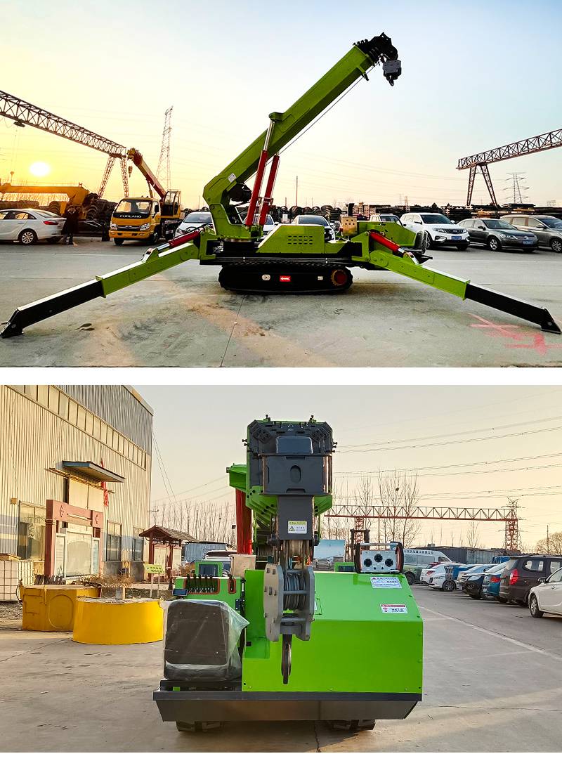 3吨蜘蛛吊车凯信狭小空间作业起重机移动小型吊