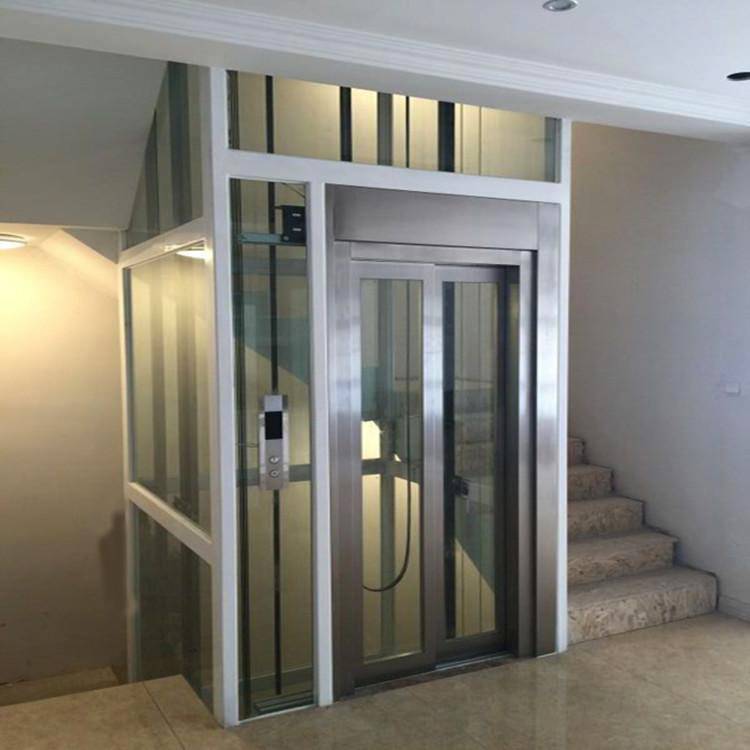 小型电梯三层别墅曳引家用电梯金派电梯图片