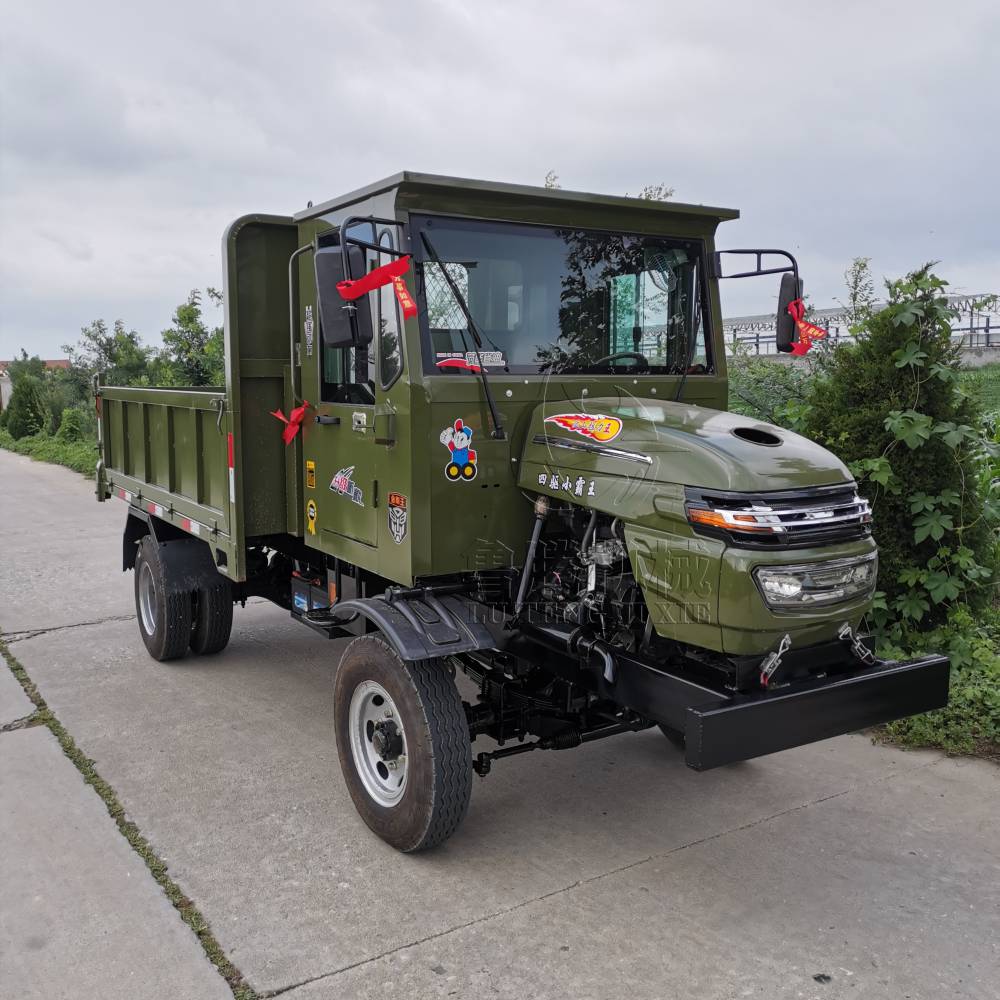 鲁腾隧道运输的供应驱农用拉草捆运输车养殖户运输四轮拖拉机直销