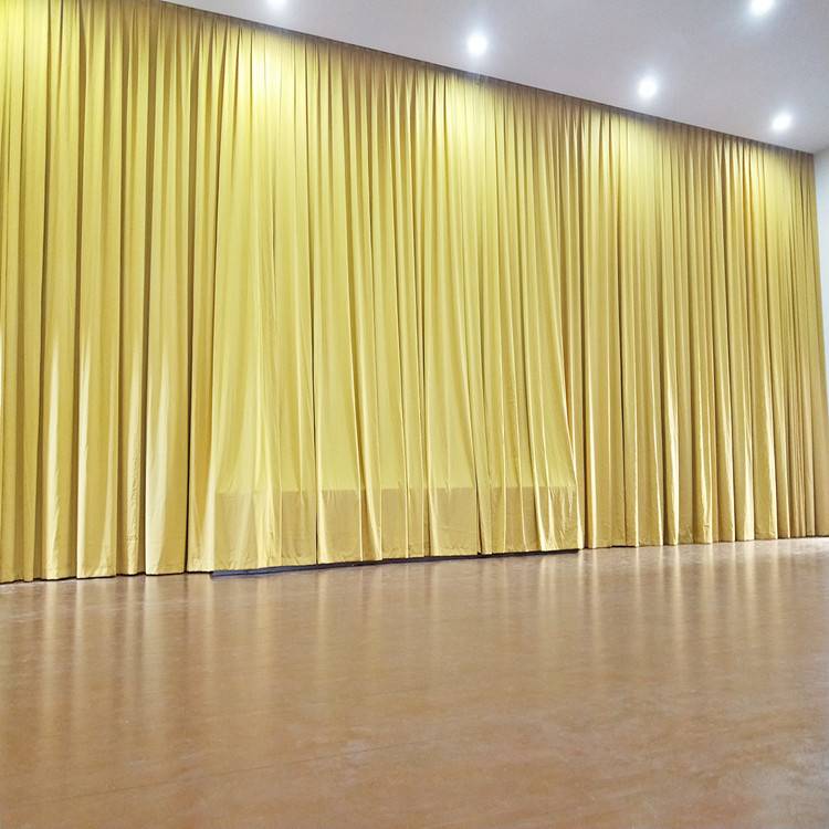 会议室舞台幕布阻燃舞台大幕防火电动舞台大幕