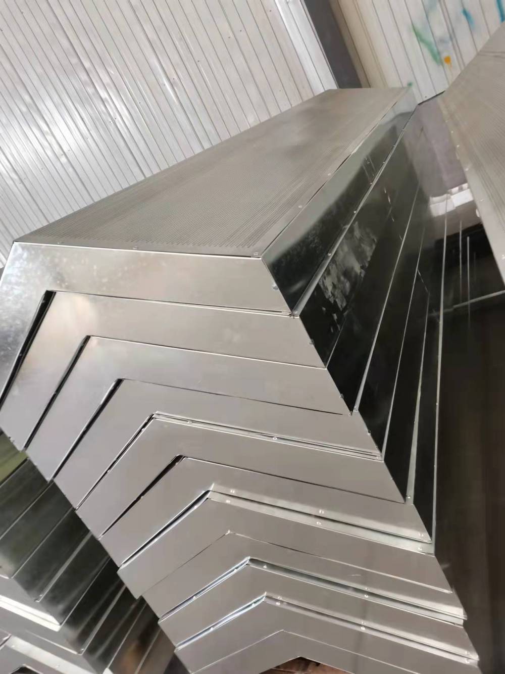 v型消音片组装完成