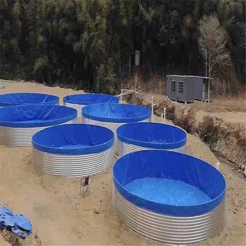 赣州帆布蓄水池水蛭养殖鱼虾养殖游泳池矿山农业蓄水可折叠可定制