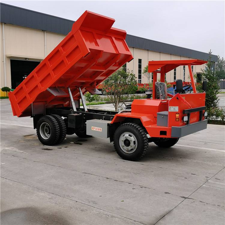 矿洞四驱四不像车在铅矿用的地下运矿车定制防爆铰接式矿车