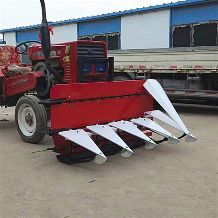 小型四轮带谷子放片机玉米杆辣椒收割机甜叶菊割晒机图片