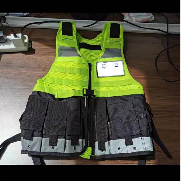 轻量型防刺背心反光服交通背心荧光黄马甲