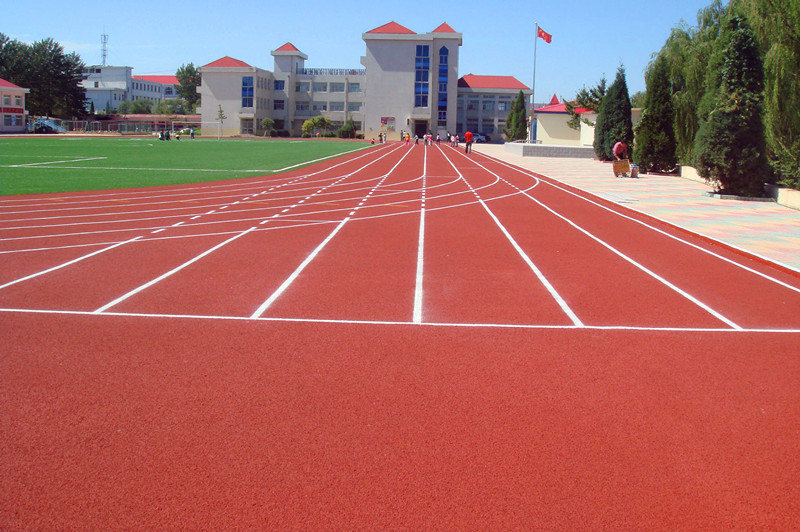 500米学校塑胶跑道划线施工工程免费报价