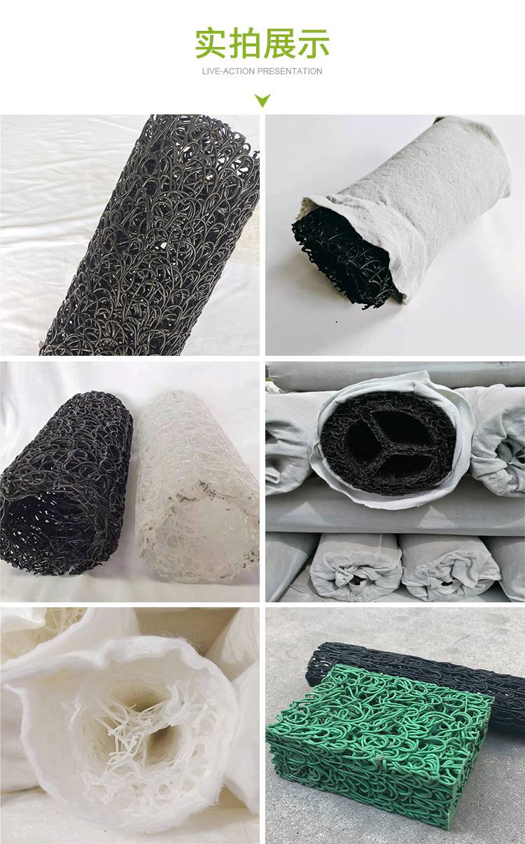 rcp内支撑塑料盲沟管直径150mm排水透水管一诺