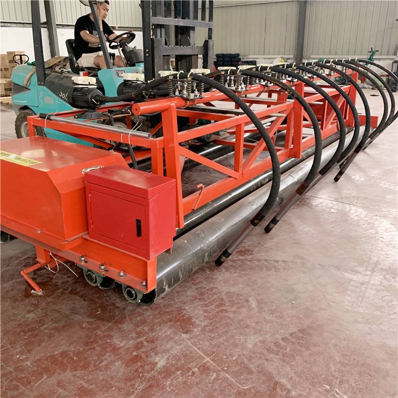 路面三辊轴振动梁桥面铺装混凝土整平机两滚轴摊铺机