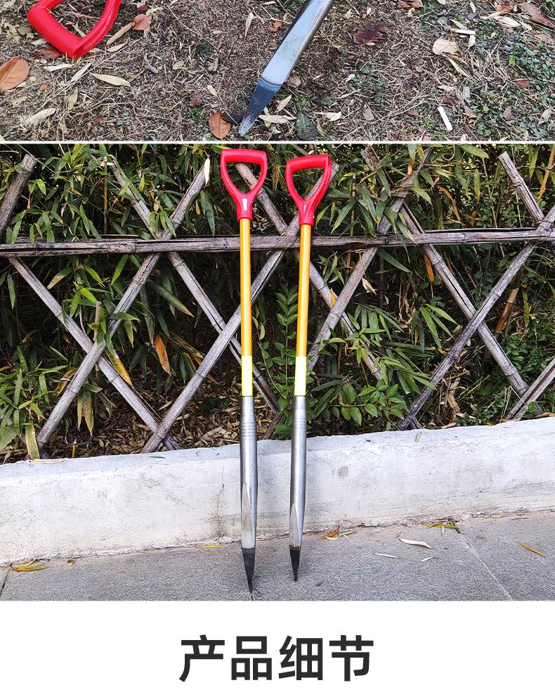 破冰钢钎撬棍钢凿子冰钎冰川冰串冰穿冰窜消防救援开冰钓破冰凿