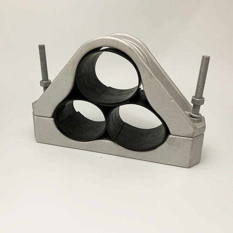 电力金具单芯电缆抱箍电力施工铝合金电缆固定夹高压电缆工具夹