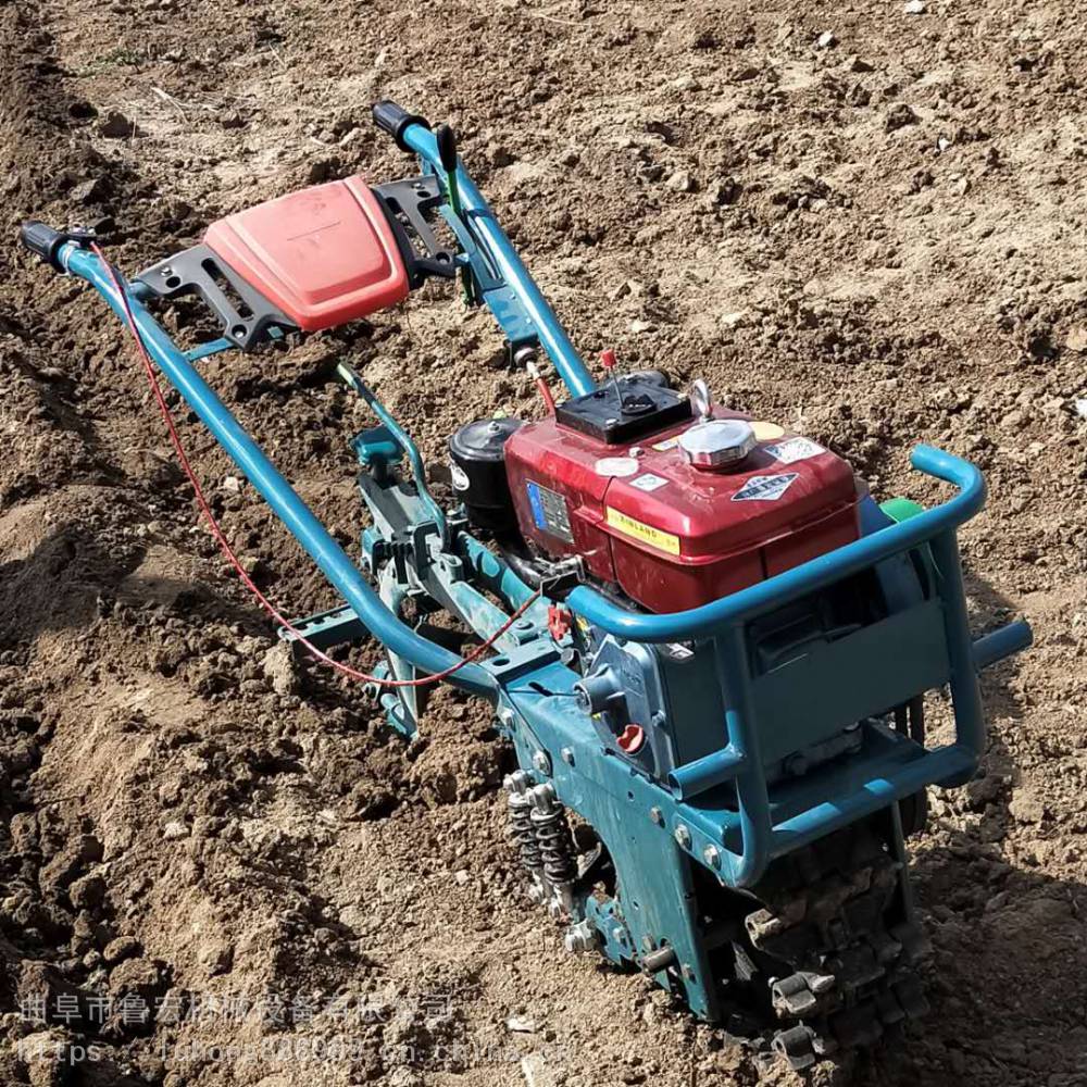 链轨式独轮打田机轻便小型耕地犁地机柴油翻地趟地机