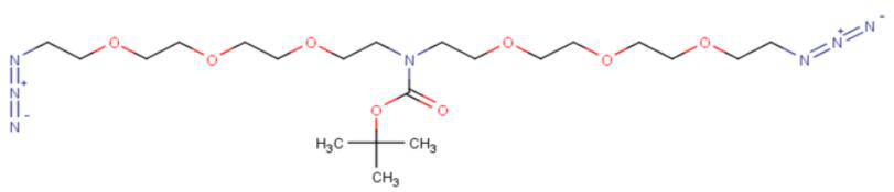 1258939-38-6，N-Boc-N-bis(PEG3-azide)