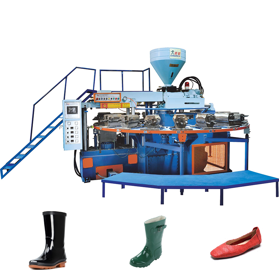 全自动pvc单色注射成型雨鞋机图片大全