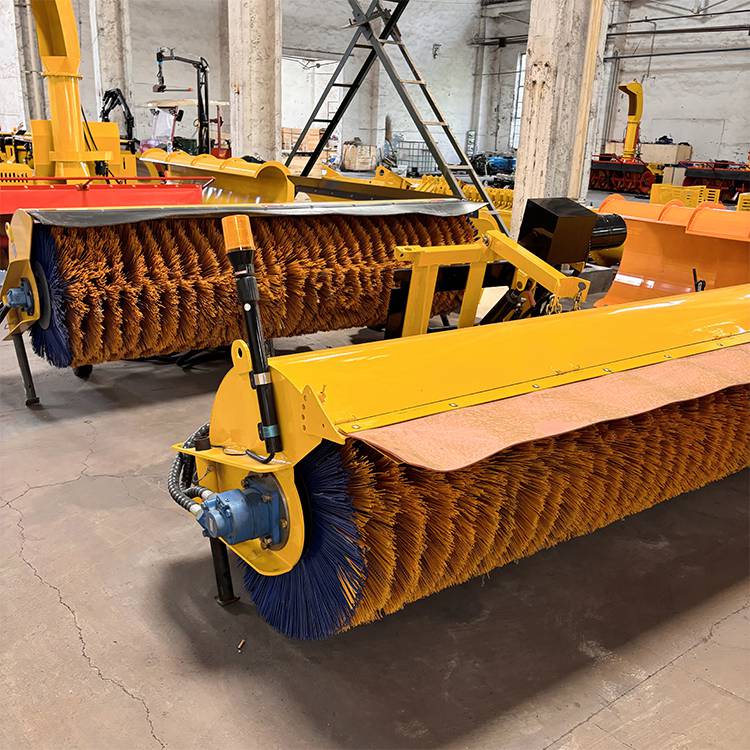 车载式扫雪刷推雪铲 汽车铲车加装除雪刷 道路除雪扫雪机