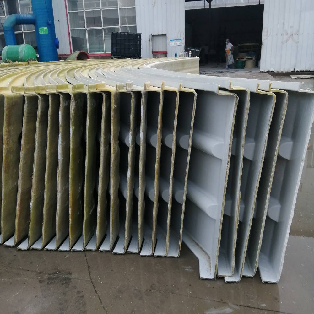 玻璃钢污水池盖板拱形防臭盖板厌氧池弧形集气罩密封沉淀池盖板