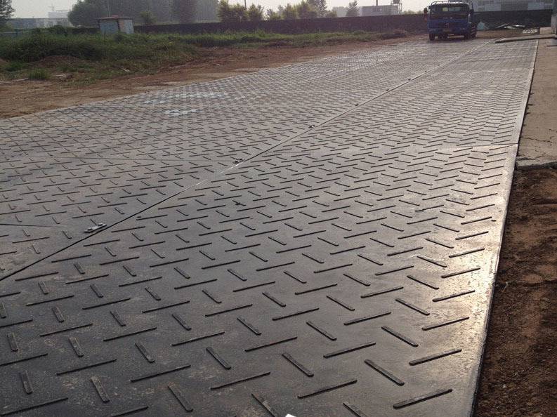 临时工地铺路板a防滑抗压路基板a聚乙烯板材花纹铺路板