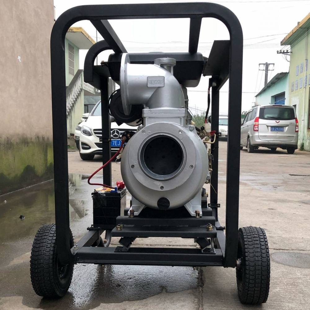 大雷6寸柴油清水泵192f单缸风冷柴油机铝制泵体大流量城市排灌泵防涝