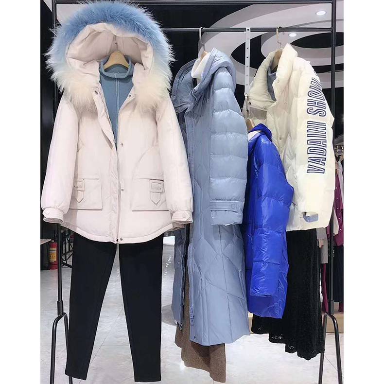 城画女装品牌折扣网红休闲直播外贸原单尾货服装批发湖南长沙羽绒服