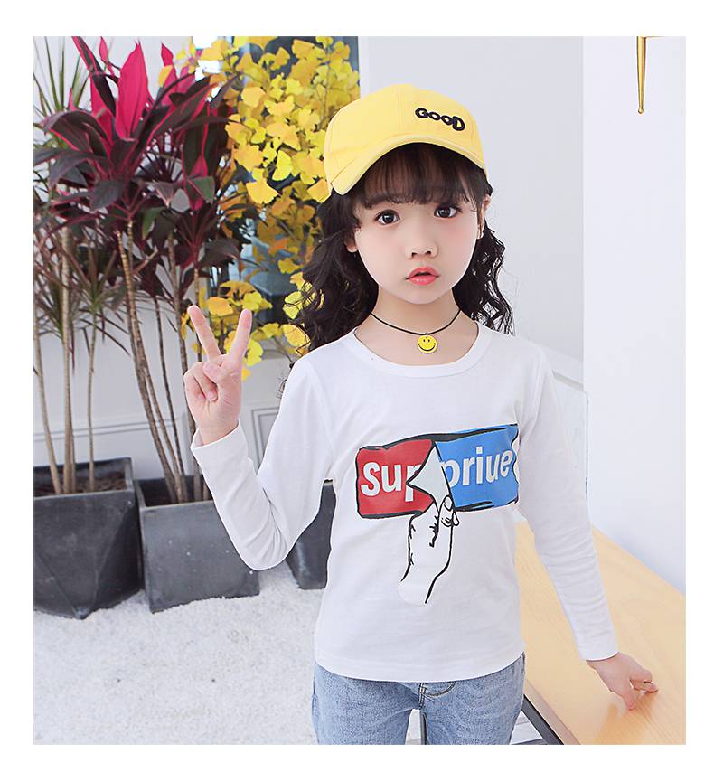 广东汕头服装城童装卫衣女春新款广州童装批发网站便宜潮童长袖衫