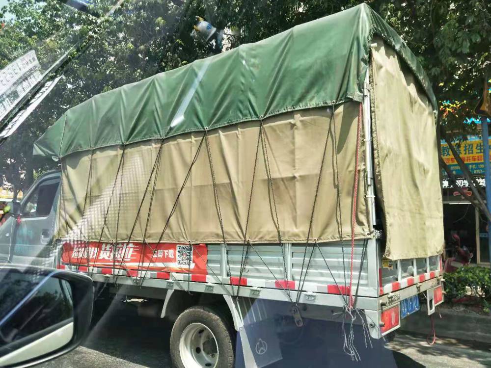 佛山汽车盖货加厚帆布防水遮阳户外防雨布