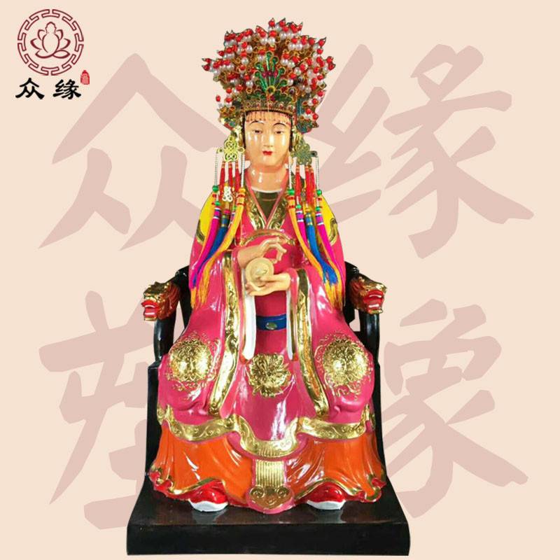 三霄娘娘是谁三霄娘娘佛像桃花娘娘神像送子奶奶塑像