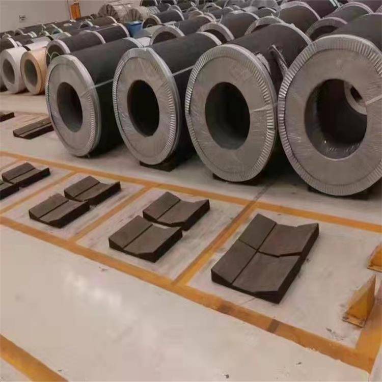 起固定作用的钢卷铝卷橡胶鞍座钢卷橡胶垫